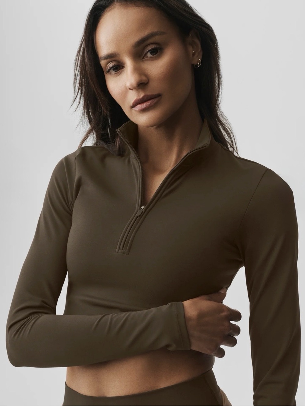 ALO Yoga Softsculpt Precision 1/4 Zip Long Sleeve